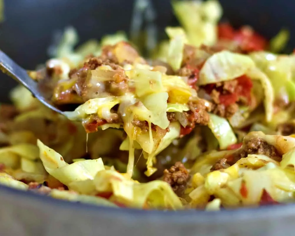 Keto Beef and Cabbage Casserole